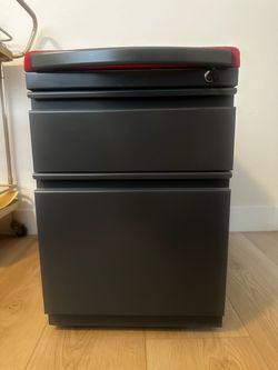 2-Drawer Rolling File Cabinet