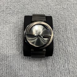 Gucci G Interlocking Quartz Grey Dial Grey Steel Strap Watch unisex- YA133210