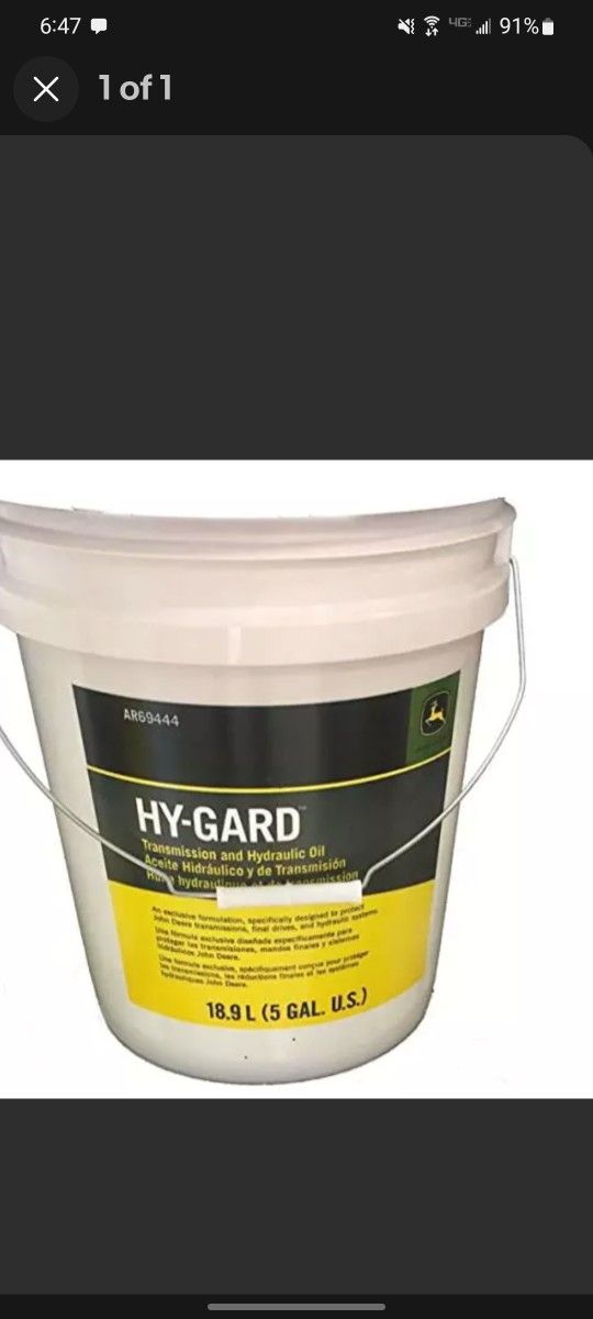 Hydraulic Oil John Deere Hy-gard