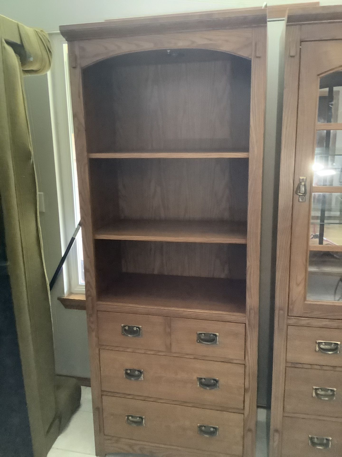 Bassett Display Cabinet Lighted