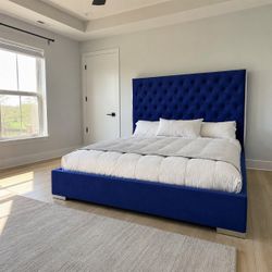 King Bed Blue new