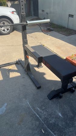 Rogue Weight Rack & Bench