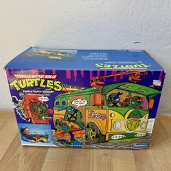 Vintage 1989 Teenage Mutant Ninja Turtles TMNT Party Wagon - BOX ONLY