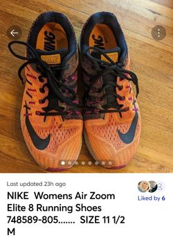 NIKE. 11 1/2 M women's Orange $8.00
