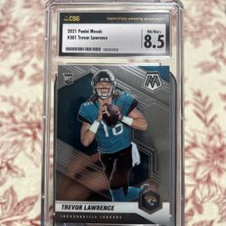 2021 Panini Mosaic Rookie #301 Trevor Lawrence CSG  MINT:8.5