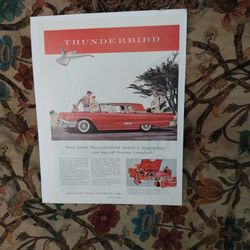 1958 Thunderbird Advertisement