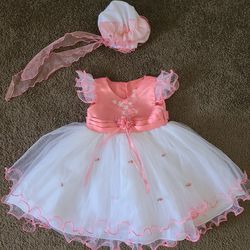 4T Pink Flower Dress