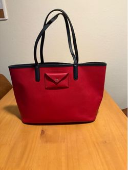 Marc Jacobs Red Leather Tote Like New Condition