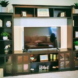 4 Piece Sturdy Entertainment Center 