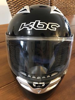 KBC full face Black Motorcycle helmet extra small XS