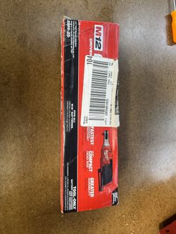 M12 1/4” high speed Ratchet. UNUSED IN BOX. No Battery