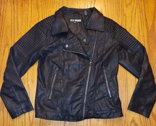 Girls Steve Madden Faux Leather Jacket SIZE 10/12