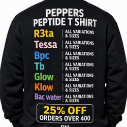 Peptide T Shirt In All Sizes