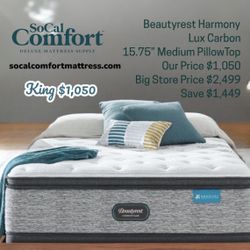 BeautyRest Harmony Lux Carbon Medium Pillow Top