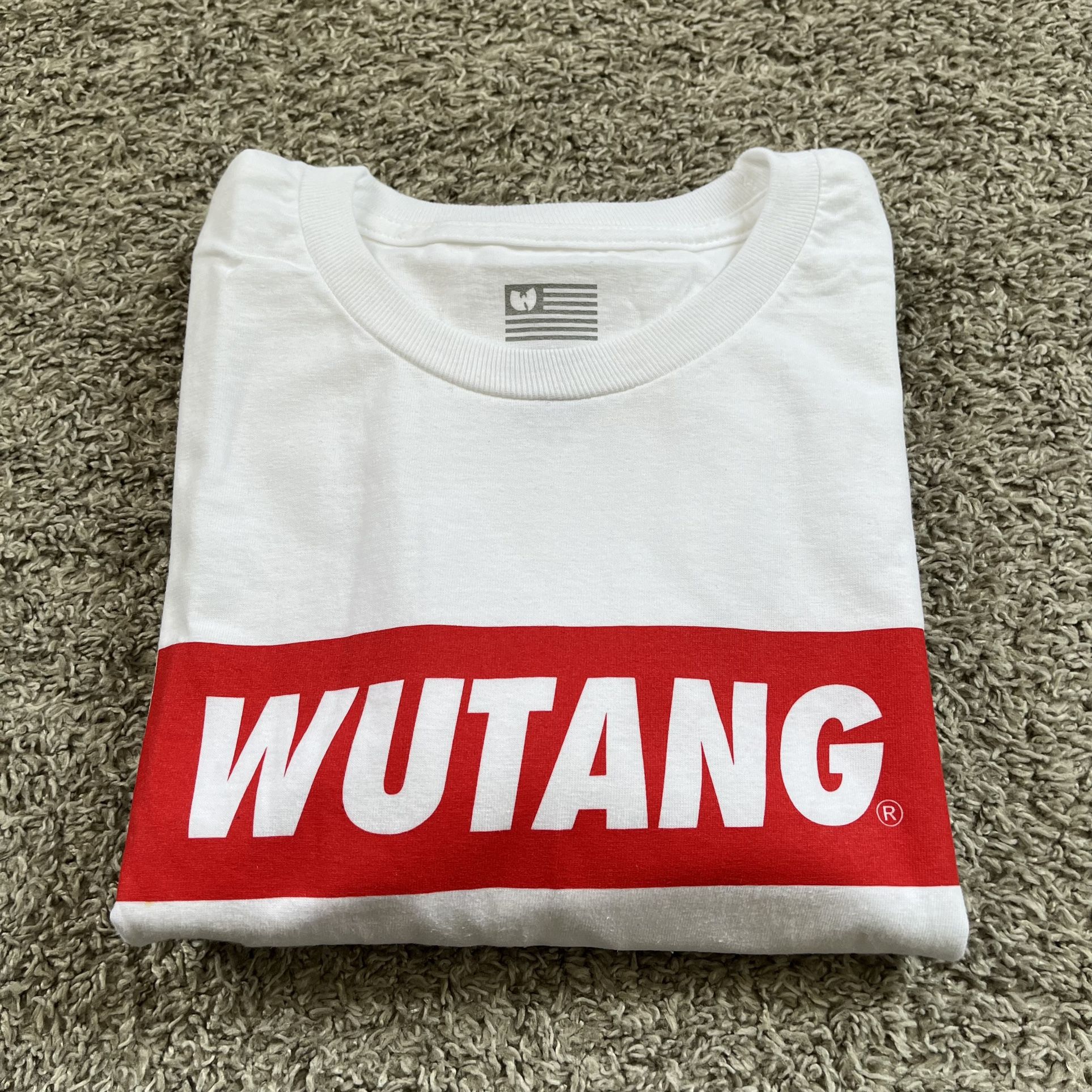 🔴Wu Tang Shirt Size Large Spellout Rare WuTang Authentic Rza Method Man Gza