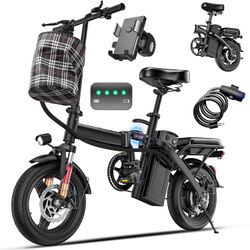 Electric Bike for Adults and Teens, 560W Motor 20MPH Compact Commuter Electric Bicycles