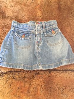 Newborn Jean skirt