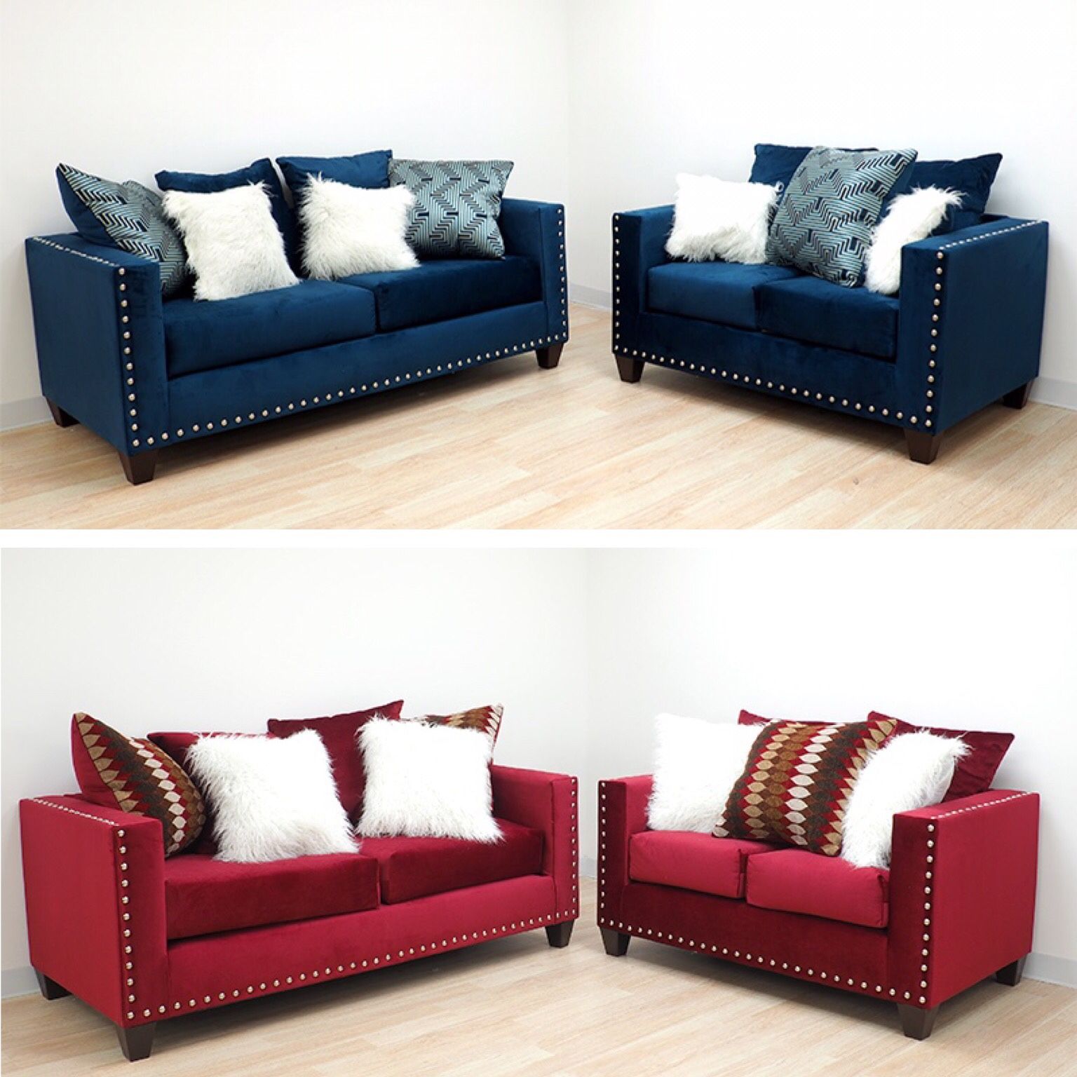 2-PCS Sofa And Love Seat In Offer 🔥🔥🔥