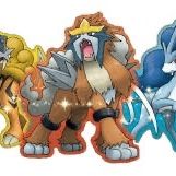 Shiny Entei Raikou & Suicune