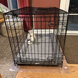 New World Double Door Dog crate 36x22x24. 