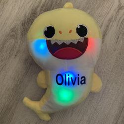 Personalized Singing LED Light Plush Toys Music Doll English Song Toy Gift
