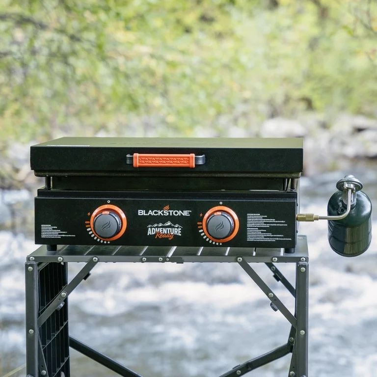 Blackstone Adventure Ready 2-Burner 22" Propane Griddle with Hard Cover in Black Brand-New In The Box