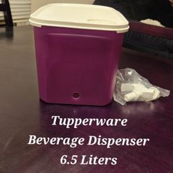 Tupperware Beverage Dispenser 6.5 Liters