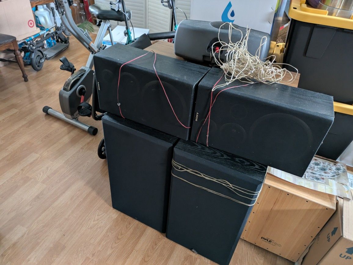 Sony Home Speaker System and Amplifier