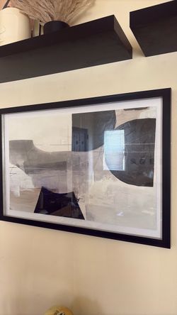 26x37 Framed Abstract Wall Art