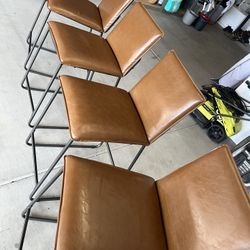 (4) Camel Counter Stools