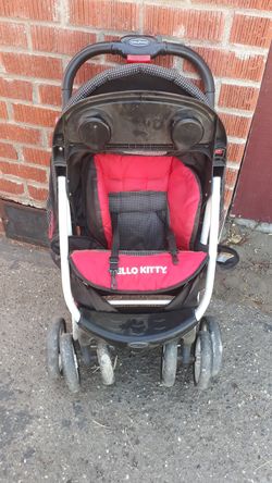 Hello kitty baby carriage