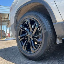 20x9 6x139 Rims And Tires 255/55/20 Goodyear HT