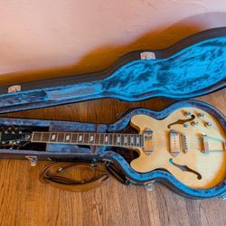 Epiphone Casino Coupe - Natural - Rare Small Body w/ Hard Case
