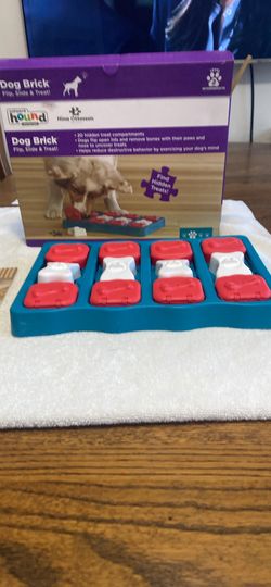 Outward Hound Ottosson Puzzle Brick Dog Toy