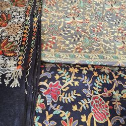 Embroidered Shawl. 