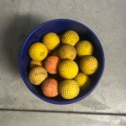 Used Dimple Baseballs 