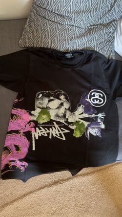 Stussy Black Graphic T-Shirt