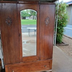 Circa 1900s Armoire Wardrobe