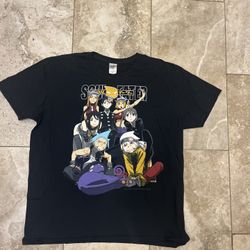 Vintage Soul Eater Shirt Adult Size Xl Runs Like A Large Y2K Manga Anime Promo 2009