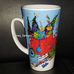 Dr. Seuss 65th Anniversary The Grinch 16-oz Tall Ceramic Latte Mug Christmas