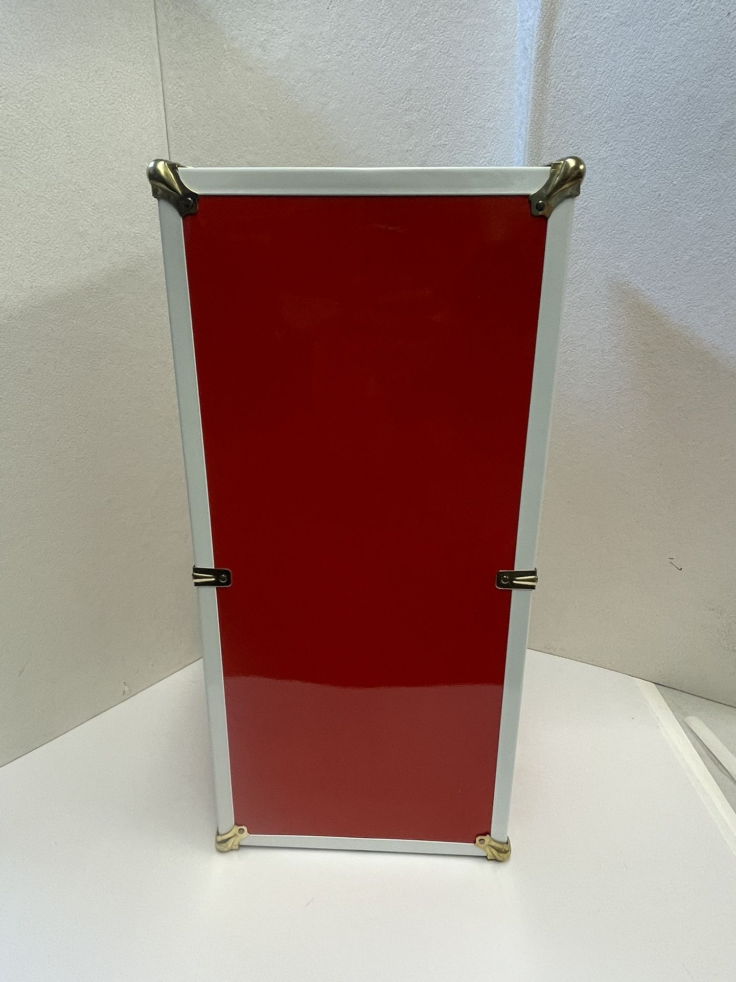 Vintage American Girl Doll Wardrobe Storage Trunk Pleasant Company Handle - Red