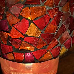 Introducing our stunning Red Candle Jar Shade, the perfect addition to any candle lover's collection. With a 3" mouth, this elegant shade fits seamles