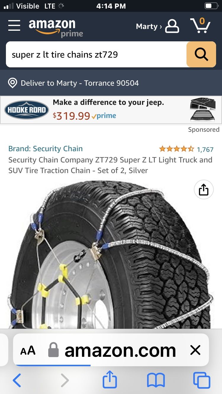 Tire Cables for Mid Sized SUV’s