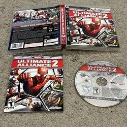 Marvel: Ultimate Alliance 2 PlayStation 3 PS3 Complete CIB w/ Manual