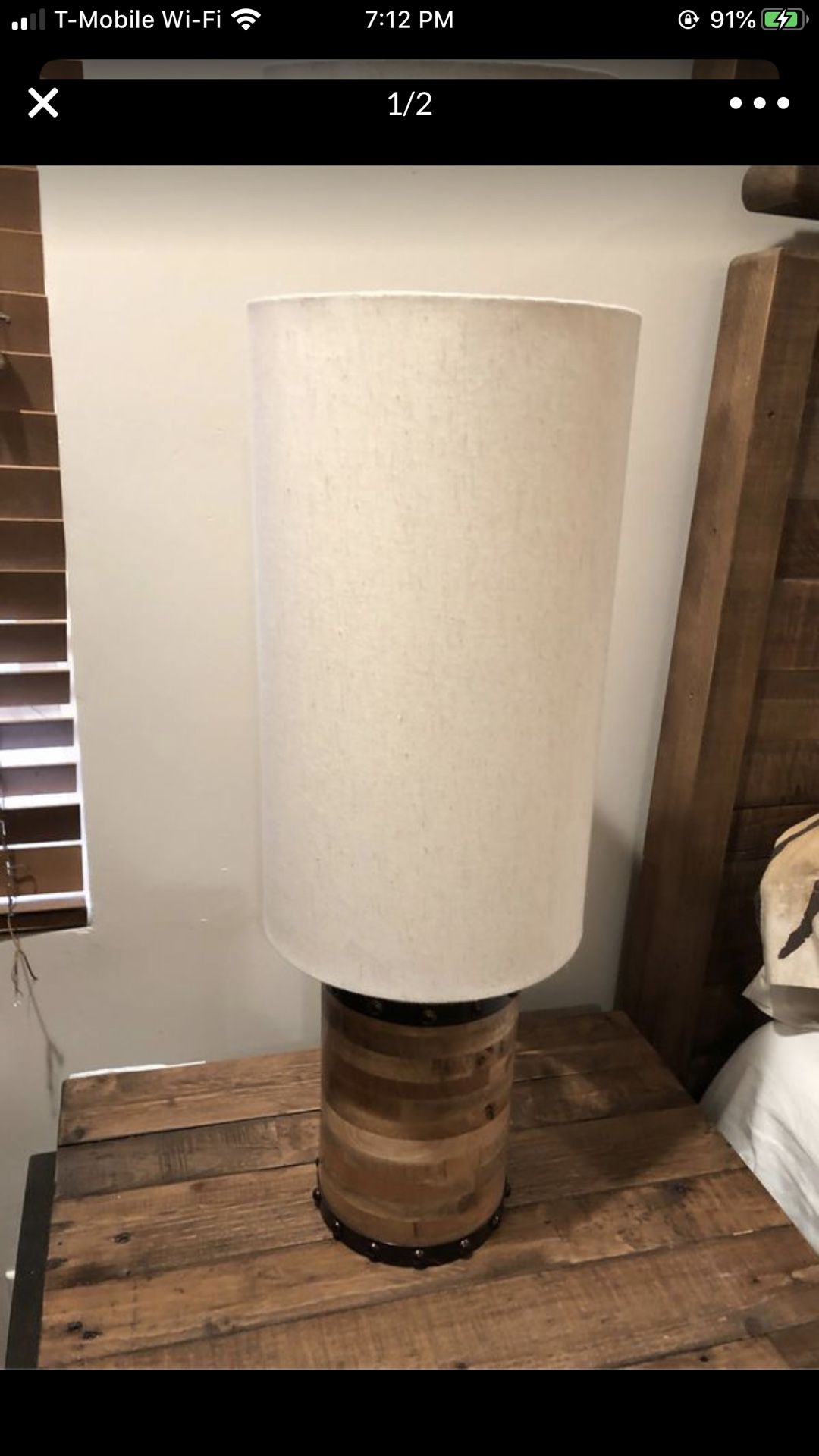 Lamp from Asheley furniture