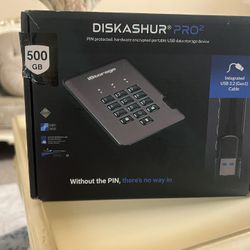 iStorage diskAshur2 HDD 500 GB | Secure Portable Hard Drive | Password Protected | Dust/Water-Resistant | Hardware Encryption