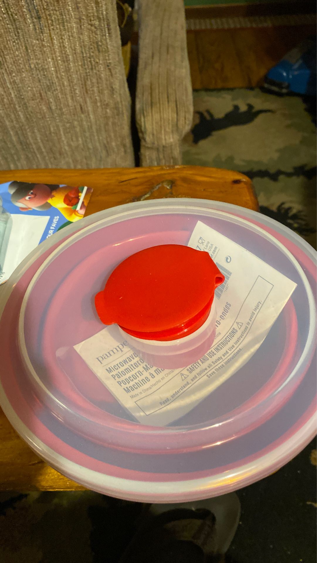 New pampered chef popcorn popper for microwave