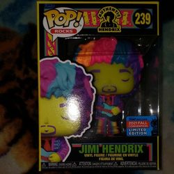 Funko Pop Jimi Hendrix (Blacklight) Fall Con 2021