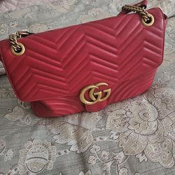 Gucci Large Marmont Matelasse Shoulder Bag.  