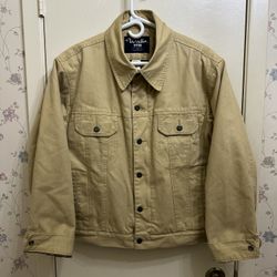 Vintage Walls Work Wear Sherpa Lined Trucker Jacket Size Medium